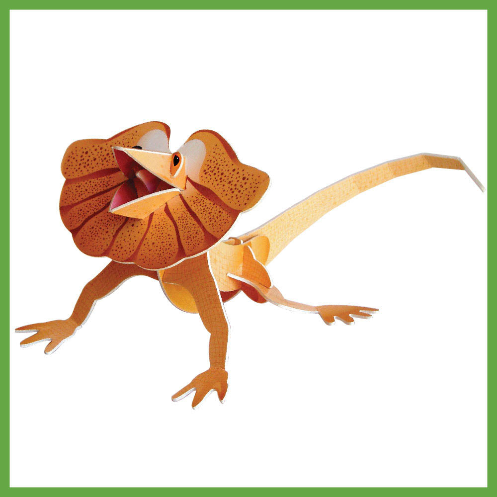 Frilled-Neck Lizard Pop-Out